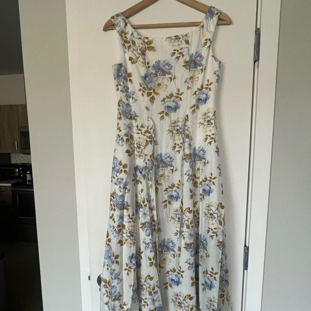Reformation 100% linen Louisa midi dress! - Picture 6 of 10
